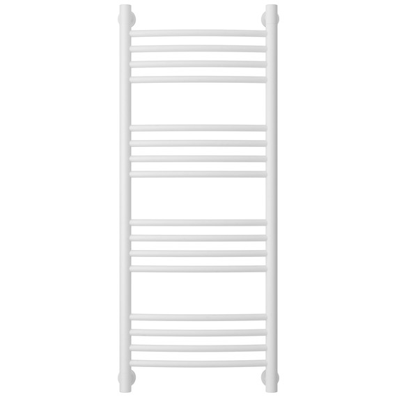 Полотенцесушитель водяной Сунержа Богема+ П16 400x1060 мм (выгнутая перемычка) 30-0221-1040, белый матовый фото 2