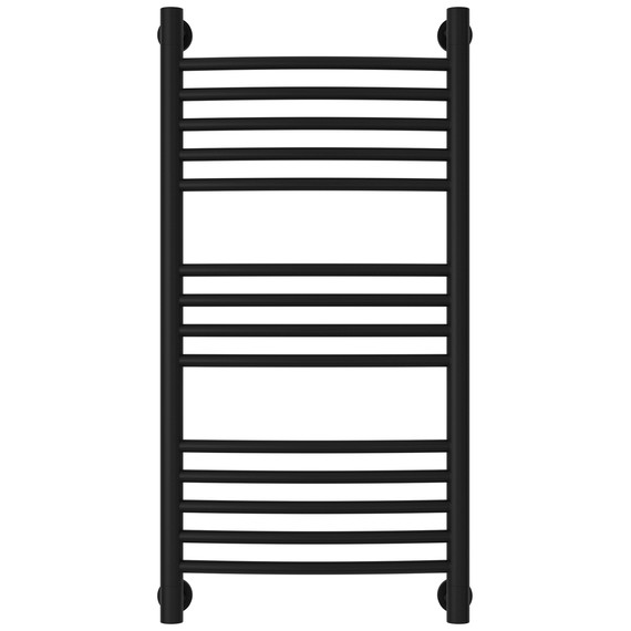 Полотенцесушитель водяной Сунержа Богема+ П14 400x860 мм (выгнутая перемычка) 31-0221-8040, чёрный матовый фото 2