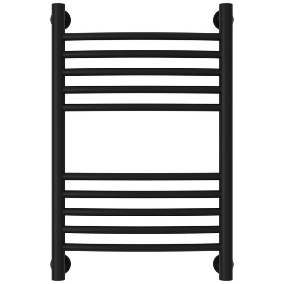 Полотенцесушитель водяной Сунержа Богема+ П10 400x660 мм (выгнутая перемычка) 31-0221-6040, чёрный матовый фото 2