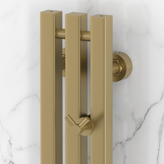 Полотенцесушитель водяной Сунержа Вердикт PRO П3 100x1200 мм 32-0459-1210, золотой шёлк фото 3