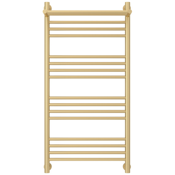 Полотенцесушитель водяной Сунержа Богема+ с полкой П16 500x1060 мм 022-0223-1050, шампань матовый фото 2