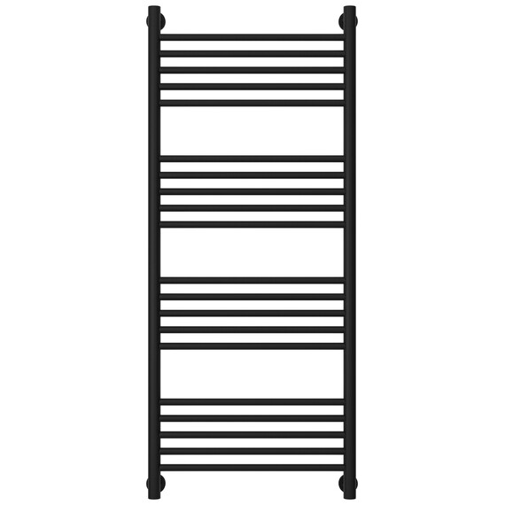Полотенцесушитель водяной Сунержа Богема+ П20 500x1260 мм (прямая перемычка) 31-0220-1250, чёрный матовый фото 2