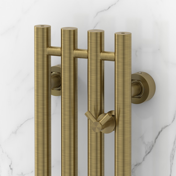 Полотенцесушитель водяной Сунержа Кантата PRO П4 150x1500 мм 051-0446-1515, состаренная латунь фото 3