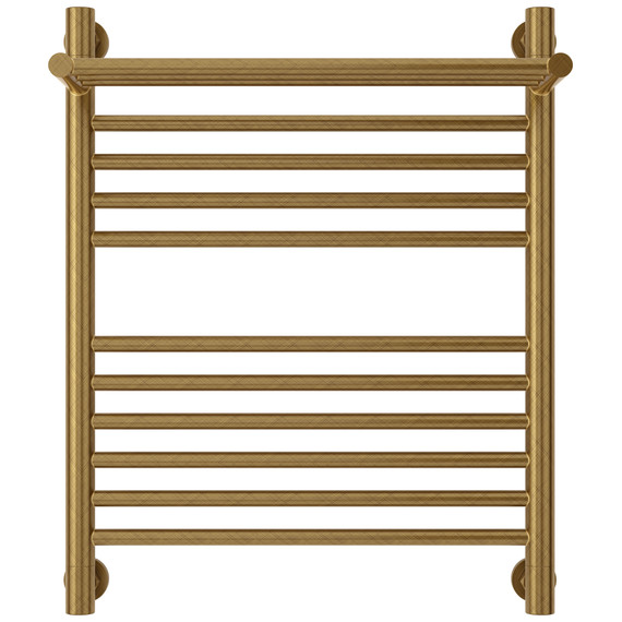 Полотенцесушитель водяной Сунержа Богема+ с полкой П11 500x660 мм 05-0223-6050, состаренная бронза фото 2