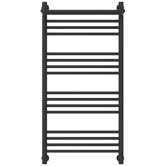 Полотенцесушитель водяной Сунержа Богема+ с полкой П16 500x1060 мм 15-0223-1050, тёмный титан муар фото 2