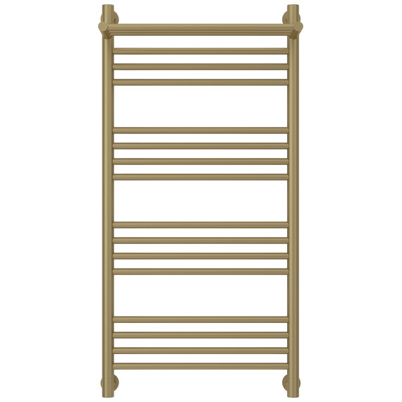 Полотенцесушитель водяной Сунержа Богема+ с полкой П16 500x1060 мм 032-0223-1050, золото матовое фото 2