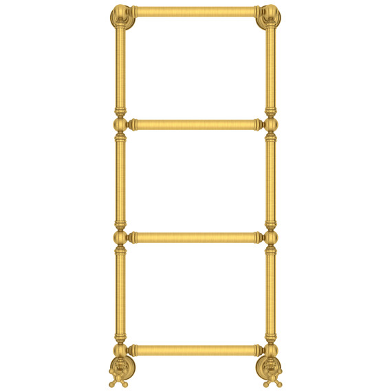 Полотенцесушитель водяной Сунержа Ренессанс П4 400x1030 мм 051-0280-9640, состаренная латунь фото 2