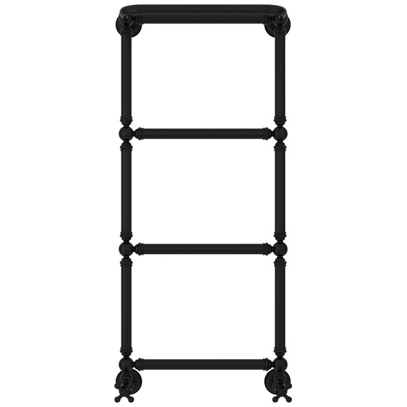 Полотенцесушитель водяной Сунержа Ренессанс П4 400x1030 мм 31-0281-9640, чёрный матовый фото 2