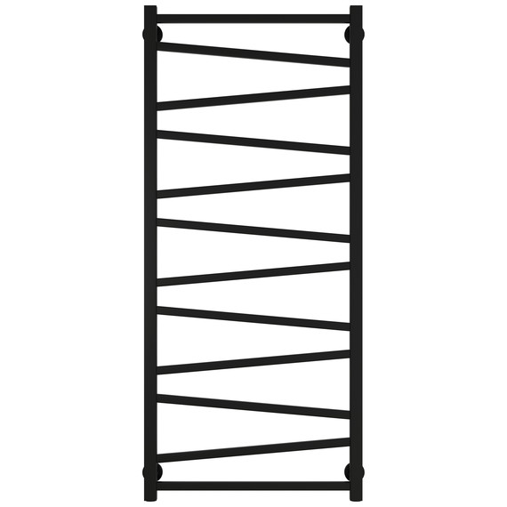 Полотенцесушитель водяной Сунержа Сирокко П12 500x1200 мм 31-0253-1250, чёрный матовый фото 2