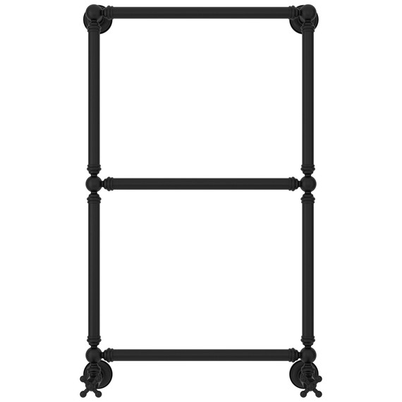 Полотенцесушитель водяной Сунержа Ренессанс П3 500x930 мм 31-0280-8650, чёрный матовый фото 2