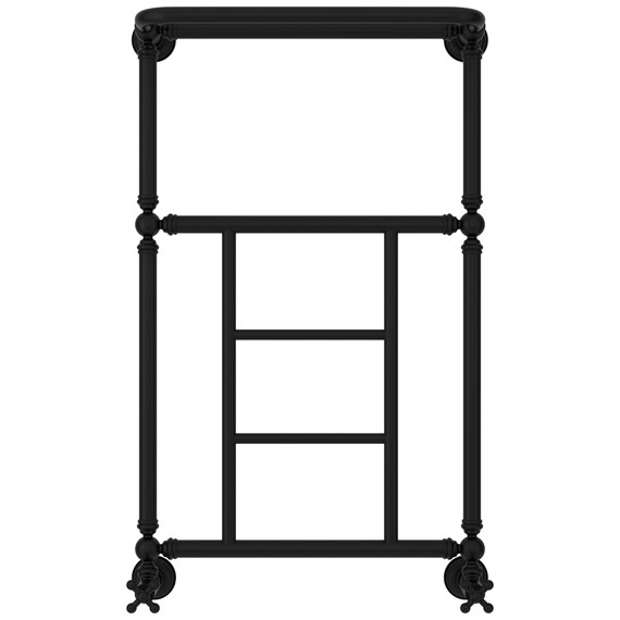 Полотенцесушитель водяной Сунержа Ренессанс П5 500x930 мм 31-0282-8650, чёрный матовый фото 2