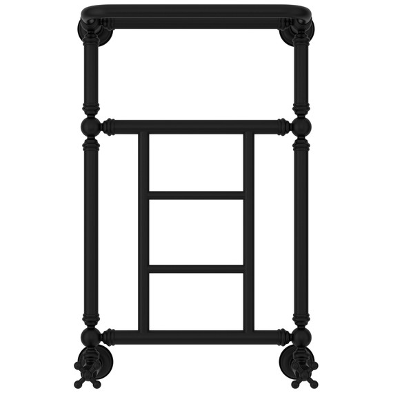 Полотенцесушитель водяной Сунержа Ренессанс П5 400x730 мм 31-0282-6640, чёрный матовый фото 2