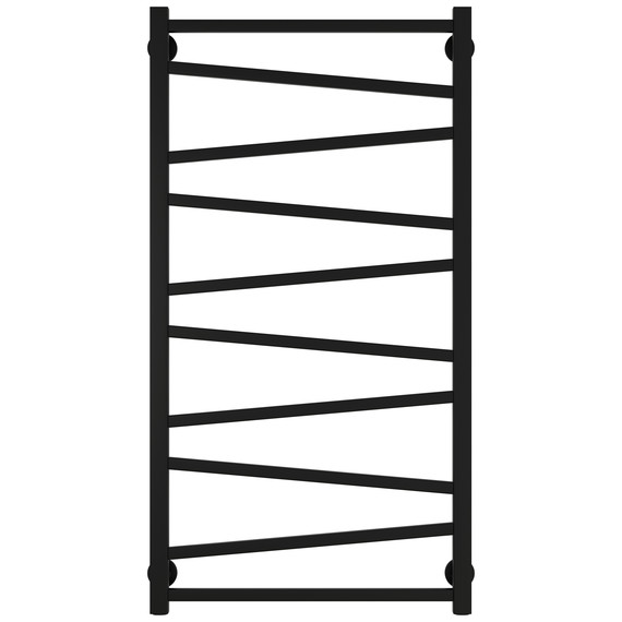 Полотенцесушитель водяной Сунержа Сирокко П10 500x1000 мм 31-0253-1050, чёрный матовый фото 2