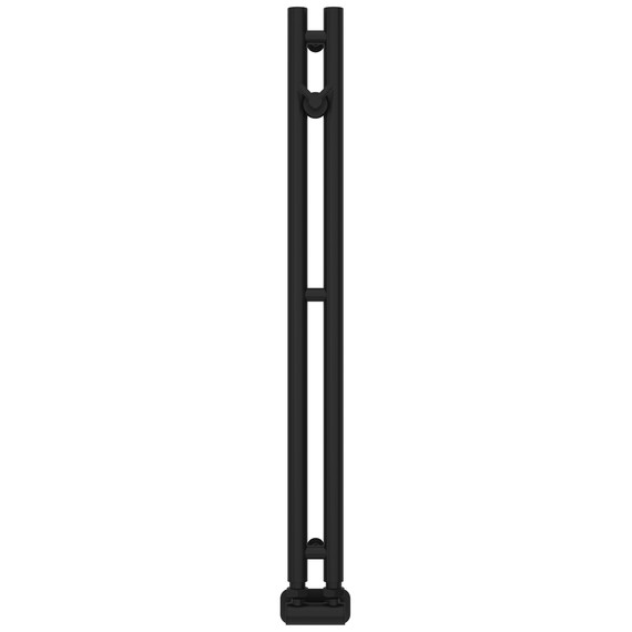 Полотенцесушитель водяной Сунержа Нюанс EU50+ П2 50x870 мм 31-0212-0840, чёрный матовый фото 2