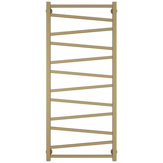 Полотенцесушитель водяной Сунержа Сирокко П12 500x1200 мм 032-0253-1250, золото матовое фото 2