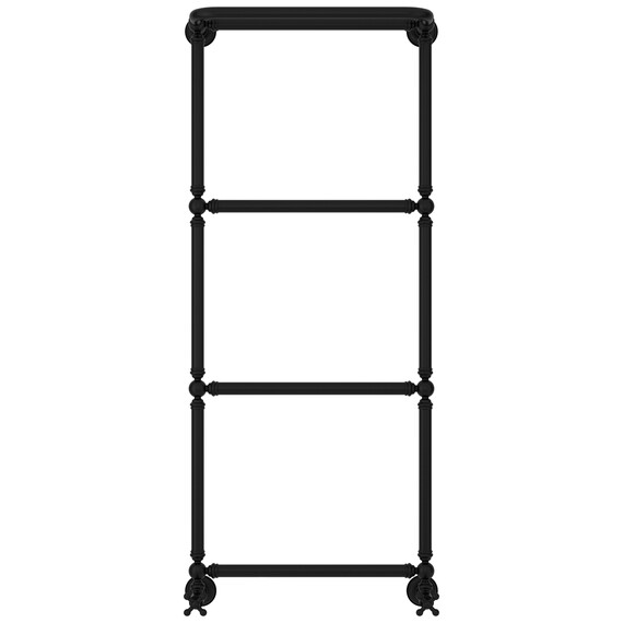 Полотенцесушитель водяной Сунержа Ренессанс П4 500x1330 мм 31-0281-1250, чёрный матовый фото 2