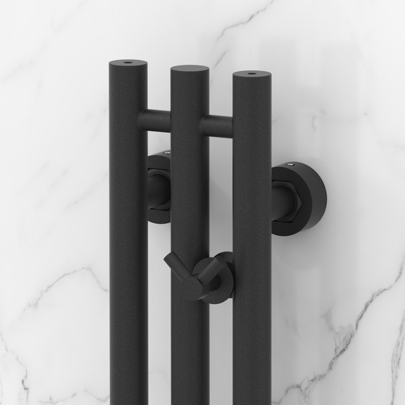 Полотенцесушитель водяной Сунержа Терция PRO П3 100x1500 мм 15-0444-1510, тёмный титан муар фото 3