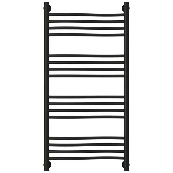 Полотенцесушитель водяной Сунержа Флюид+  П16 500x1060 мм 31-0222-1050, чёрный матовый фото 2