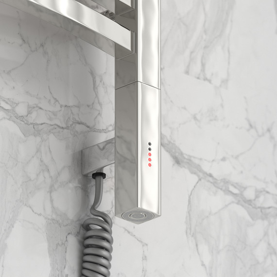 Полотенцесушитель электрический Сунержа Аркус 3.0 П15 400x920 мм 00-5705-8040 R, хром фото 3