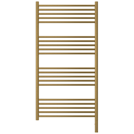 Полотенцесушитель электрический Сунержа Богема 3.1 П20 600x1320 мм (прямая перемычка) 051-6005-1260 R, состаренная латунь фото 2