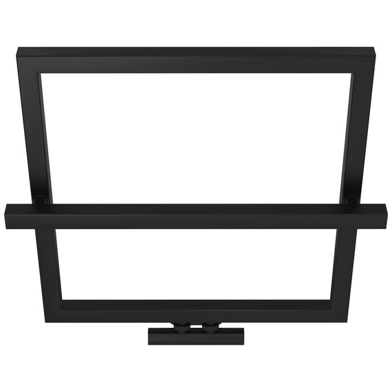 Полотенцесушитель водяной Сунержа Штиль EU50+ П3 500x600 мм 31-0256-5353, чёрный матовый фото 3