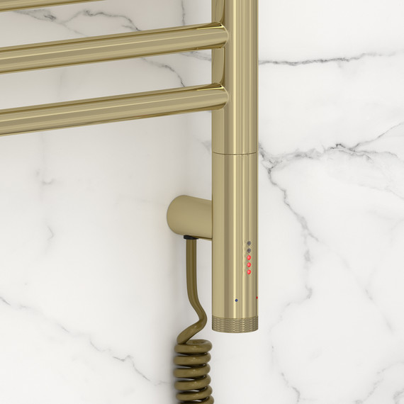 Полотенцесушитель электрический Сунержа Богема 3.1 П11 300x720 мм (прямая перемычка) 020-6005-6030 R, шампань фото 3