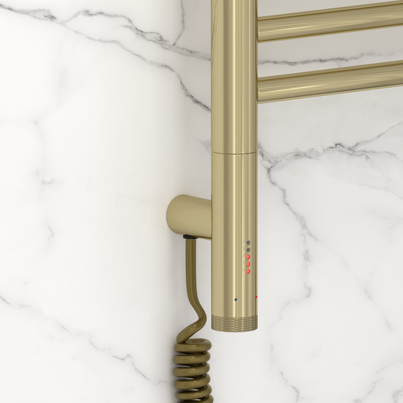 Полотенцесушитель электрический Сунержа Богема 3.1 П11 300x720 мм (прямая перемычка) 020-6004-6040 L, шампань фото 3