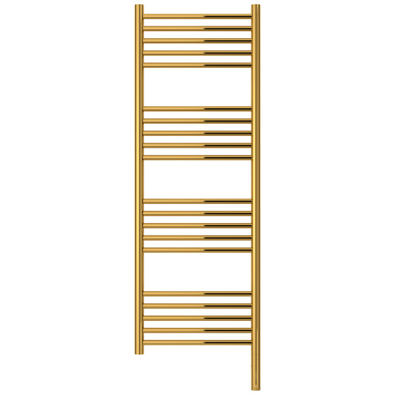 Полотенцесушитель электрический Сунержа Богема 3.1 П20 400x1320 мм (прямая перемычка) 03-6005-1240 R, золото фото 2