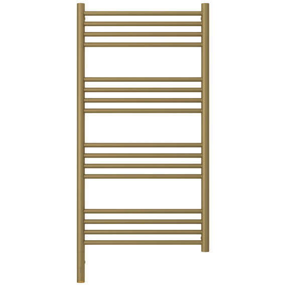 Полотенцесушитель электрический Сунержа Богема 3.1 П16 500x1120 мм (прямая перемычка) 032-6004-1050 L, золото матовое фото 2