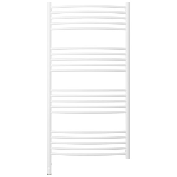 Полотенцесушитель электрический Сунержа Богема 3.1 П20 600x1320 мм (выгнутая перемычка) 30-6002-1260 L, белый матовый фото 2