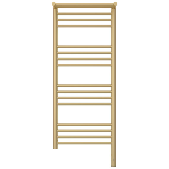 Полотенцесушитель электрический Сунержа Богема 3.1 с полкой П16 400x1120 мм 022-6007-1040 R, шампань матовый фото 2