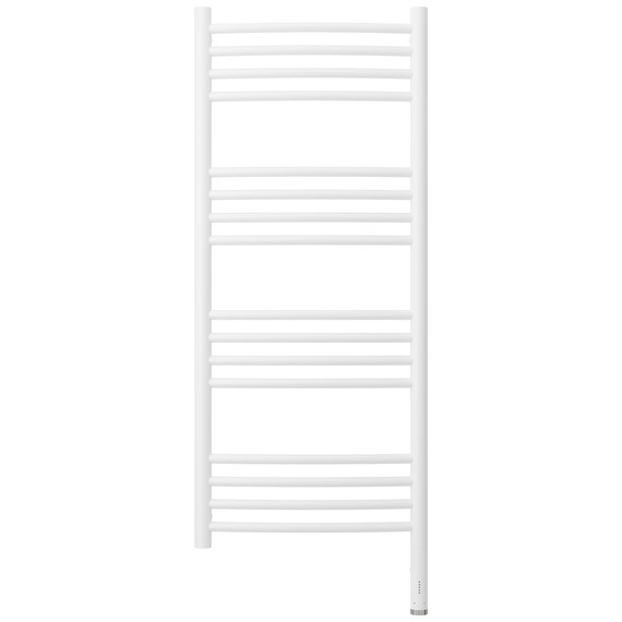 Полотенцесушитель электрический Сунержа Богема 3.1 П16 400x1120 мм (выгнутая перемычка) 30-6003-1040 R, белый матовый фото 2