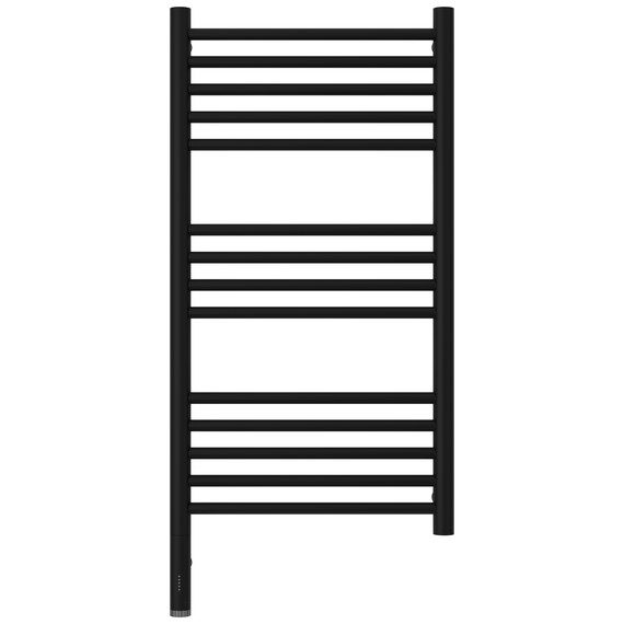 Полотенцесушитель электрический Сунержа Богема 3.1 П14 400x920 мм (прямая перемычка) 31-6004-8040 L, чёрный матовый фото 2
