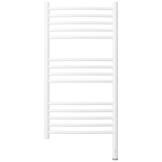Полотенцесушитель электрический Сунержа Богема 3.1 П14 400x920 мм (выгнутая перемычка) 30-6003-8040 R, белый матовый фото 2