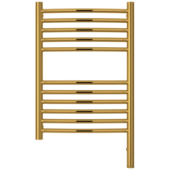 Полотенцесушитель электрический Сунержа Богема 3.1 П11 400x720 мм (выгнутая перемычка) 03-6003-6040 R, золото фото 2
