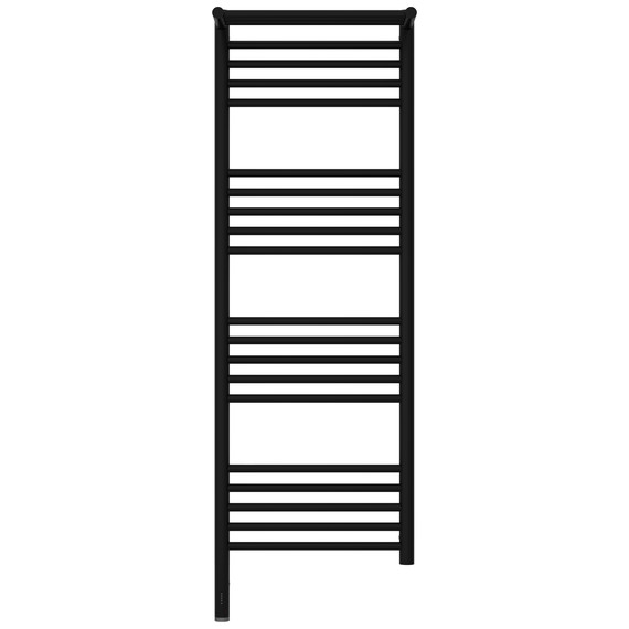 Полотенцесушитель электрический Сунержа Богема 3.1 с полкой П20 400x1320 мм 31-6006-1240 L, чёрный матовый фото 2
