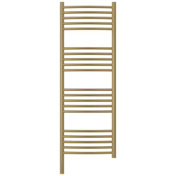 Полотенцесушитель электрический Сунержа Богема 3.1 П20 400x1320 мм (выгнутая перемычка) 32-6002-1240 L, золотой шёлк фото 2