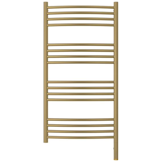 Полотенцесушитель электрический Сунержа Богема 3.1 П16 500x1120 мм (выгнутая перемычка) 32-6003-1050 R, золотой шёлк фото 2