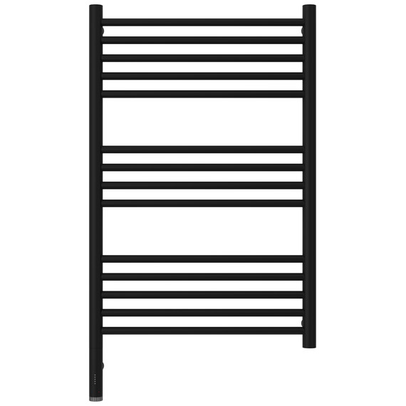 Полотенцесушитель электрический Сунержа Богема 3.1 П14 500x920 мм (прямая перемычка) 31-6004-8050 L, чёрный матовый фото 2