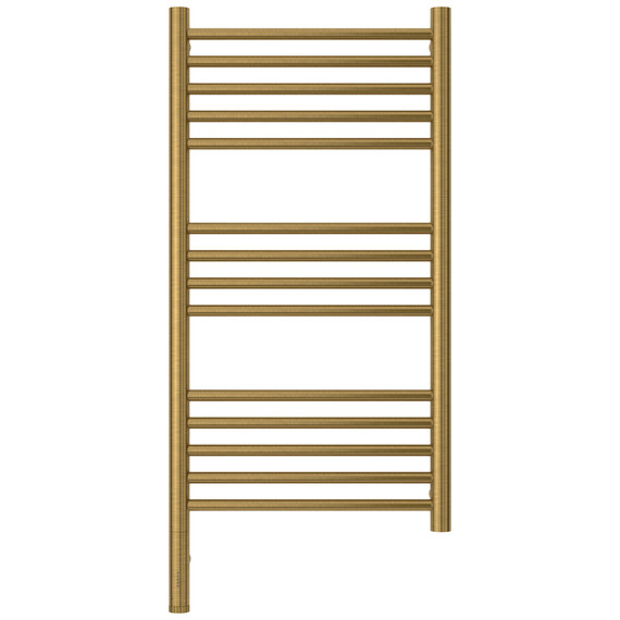 Полотенцесушитель электрический Сунержа Богема 3.1 П14 400x920 мм (прямая перемычка) 051-6004-8040 L, состаренная латунь фото 2