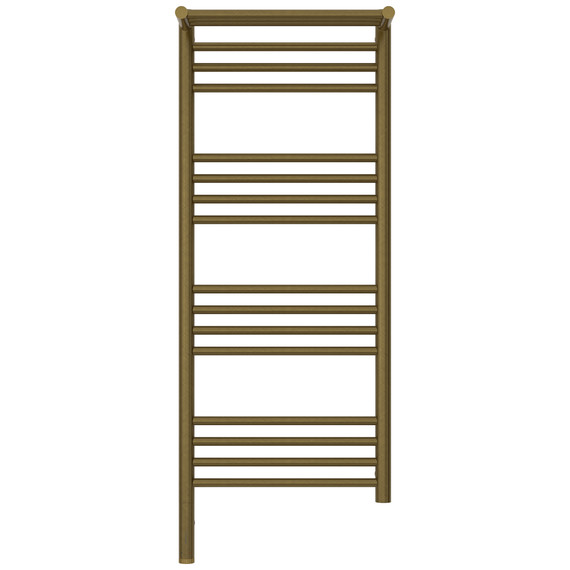 Полотенцесушитель электрический Сунержа Богема 3.1 с полкой П16 400x1120 мм 05-6006-1040 L, состаренная бронза фото 2