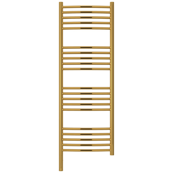Полотенцесушитель электрический Сунержа Богема 3.1 П20 400x1320 мм (выгнутая перемычка) 03-6002-1240 L, золото фото 2