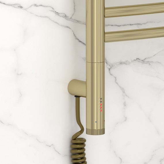 Полотенцесушитель электрический Сунержа Богема 3.1 П11 500x720 мм (выгнутая перемычка) 020-6002-6050 L, шампань фото 3