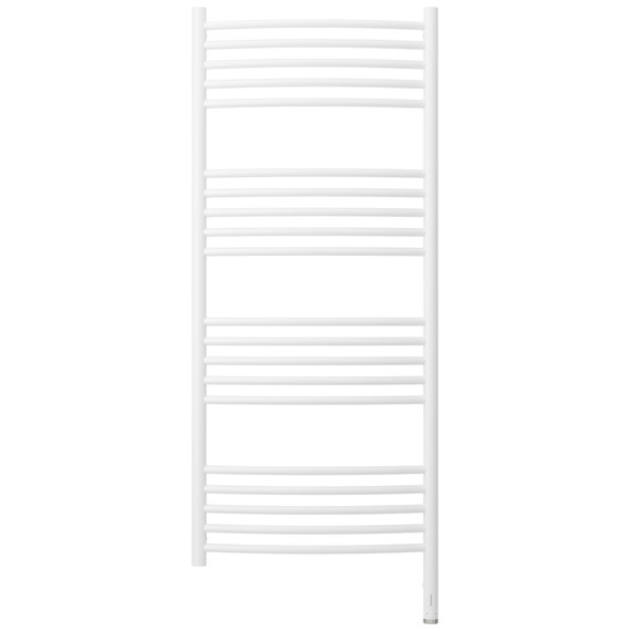 Полотенцесушитель электрический Сунержа Богема 3.1 П20 500x1320 мм (выгнутая перемычка) 30-6003-1250 R, белый матовый фото 2
