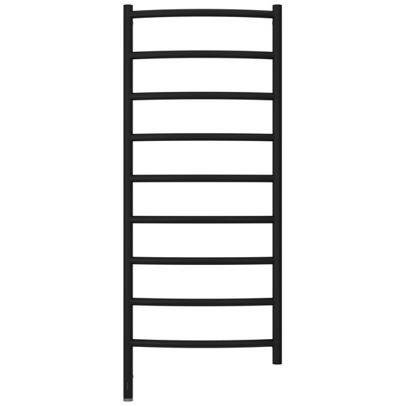 Полотенцесушитель электрический Сунержа Галант 3.1 П9 500x1320 мм 31-6000-1250 L, чёрный матовый фото 2
