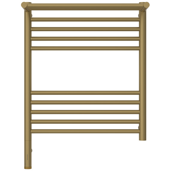 Полотенцесушитель электрический Сунержа Богема 3.1 с полкой П10 500x720 мм 32-6006-6050 L, золотой шёлк фото 2