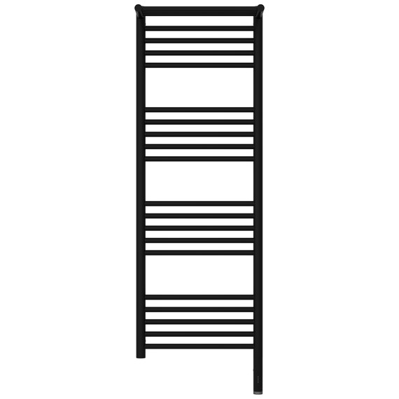 Полотенцесушитель электрический Сунержа Богема 3.1 с полкой П20 400x1320 мм 31-6007-1240 R, чёрный матовый фото 2