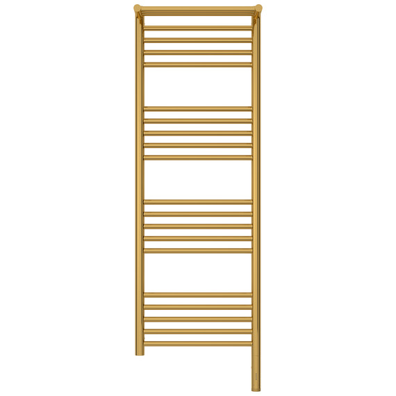 Полотенцесушитель электрический Сунержа Богема 3.1 с полкой П20 400x1320 мм 03-6007-1240 R, золото фото 2