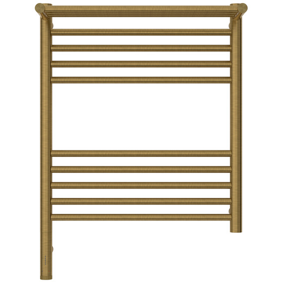 Полотенцесушитель электрический Сунержа Богема 3.1 с полкой П10 500x720 мм 051-6006-6050 L, состаренная латунь фото 2