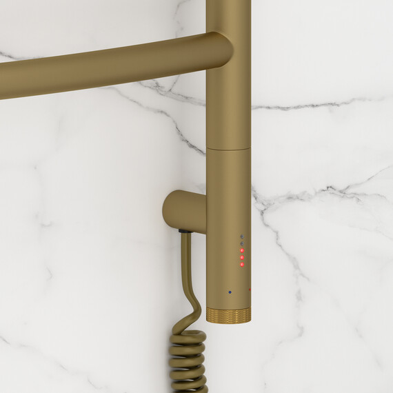 Полотенцесушитель электрический Сунержа Галант 3.1 П4 400x620 мм 032-6001-5040 R, золото матовое фото 3